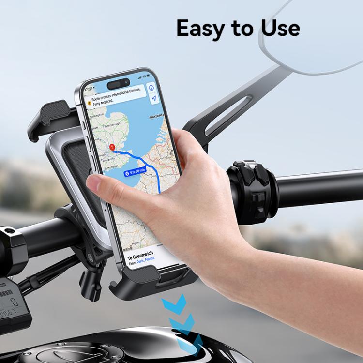 USAMS ZJ082 360-degree Universal Ball Motocycle Cycling Phone Holder, ZJ082
