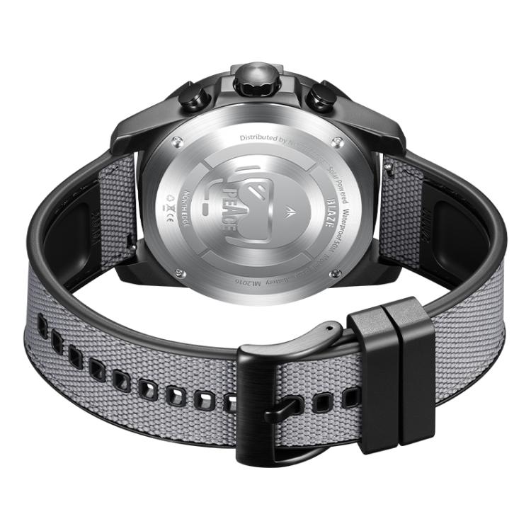 NORTH EDGE BLAZE Outdoor Waterproof Men Solar Charging Smart Sports Watch