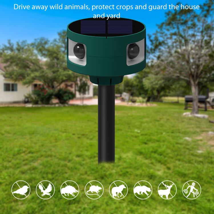 N911S Outdoor Solar Ultrasonic Animal Repellent, N911S