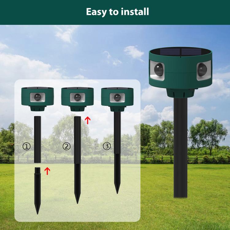 N911S Outdoor Solar Ultrasonic Animal Repellent, N911S
