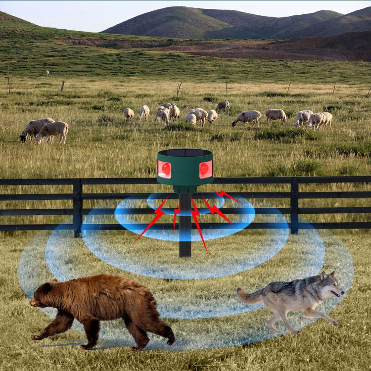 N911S Outdoor Solar Ultrasonic Animal Repellent, N911S