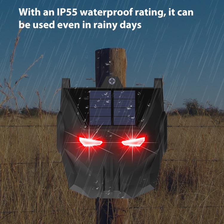 N911X Solar LED Red Flashing Animal Repellent, N911X