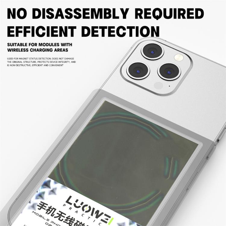 LUOWEI LW-328 Mobile Phone Wireless Charging Magnet Observation Card, LUOWEI LW-328