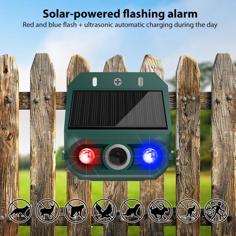 N911Z Solar Powered LED Flashing Infrared Light Animal Repellent, N911Z