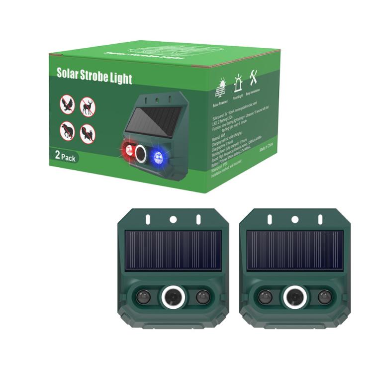 N911Z Solar Powered LED Flashing Infrared Light Animal Repellent, N911Z