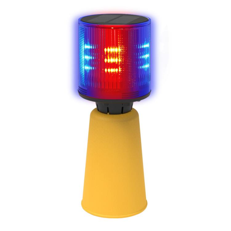 C3 Solar Traffic Light Roadblock Warning Light, C3(Metal Bracket), C3(Plastic Sleeve)