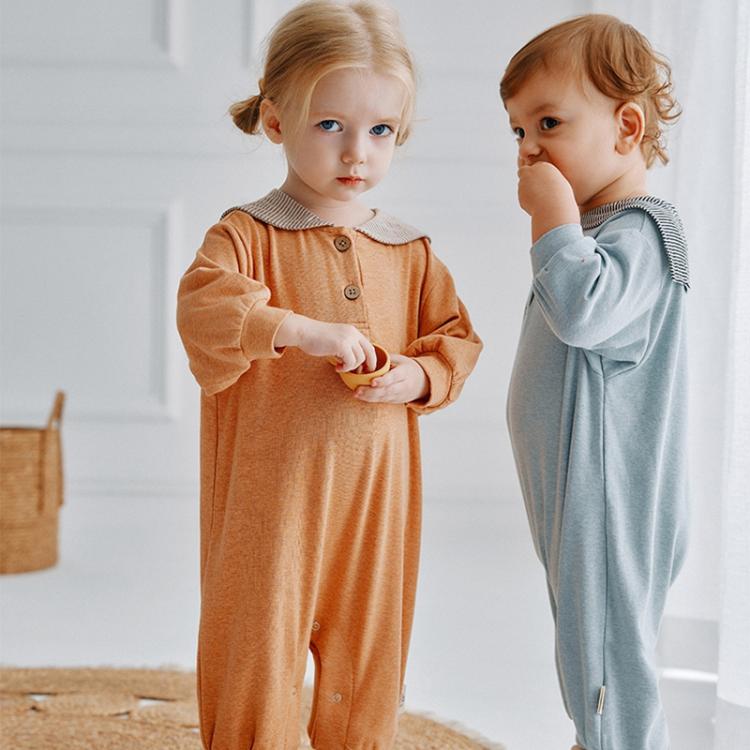 Benzdeer Crawling Clothes Toddler Long Sleeve Jumpsuit, 66cm, 73cm, 80cm, 90cm
