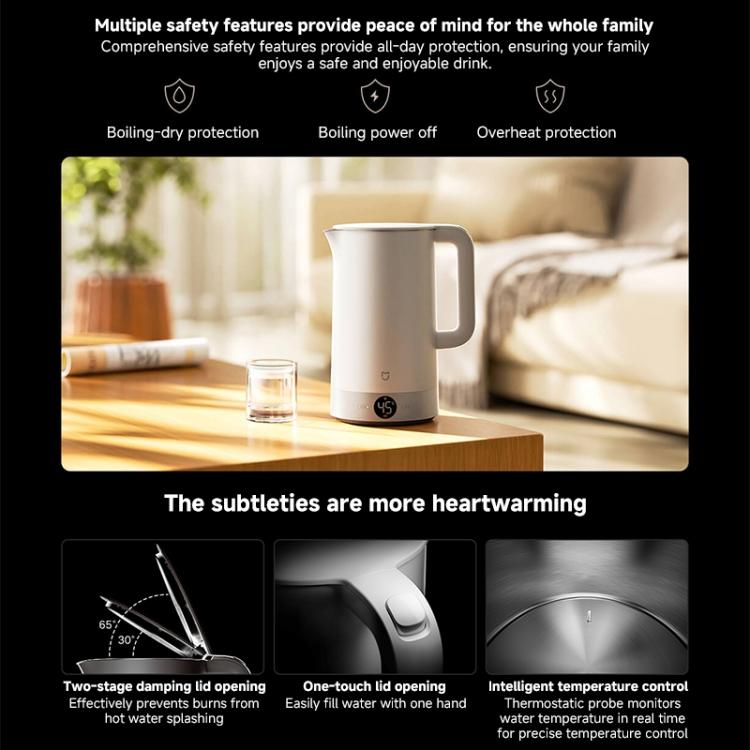 Original Xiaomi Mijia 2.0L 1800W Constant Temperature Electric Kettle 3 Pro, CN Plug
