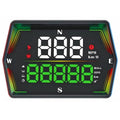 G21 Car HD Display GPS Speedometer Car OBD Meter Display Head-Up Display with Suction Cup Holder, G21