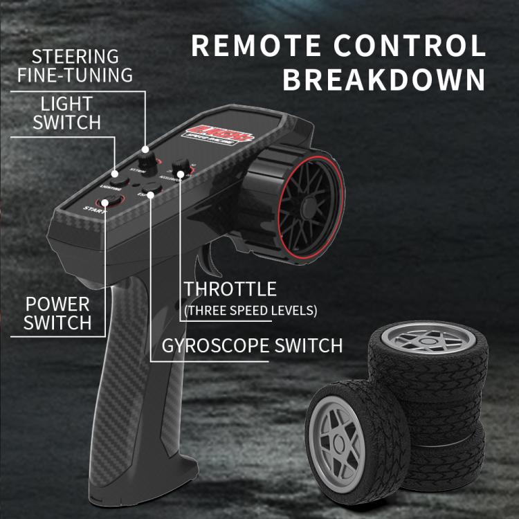 JJR/C C8827 A Q Version Full Scale 4WD Drift Remote Control Car, Standard Version, Gyroscope Version