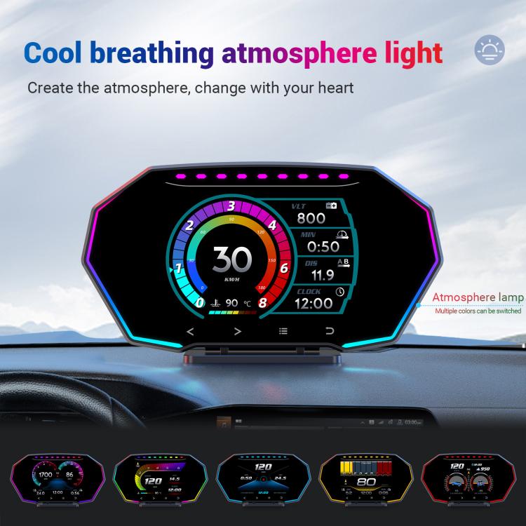 F11 Upgraded Version Multi-functional LCD HD OBD2 GPS Display, F11 Upgraded Version