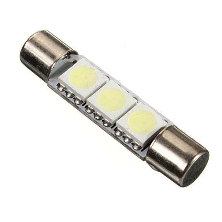 10pcs ST6-5050-3SMD 29mm B6 LED Car Make-up Mirror Light Reading Lamp, ST6-5050-3SMD