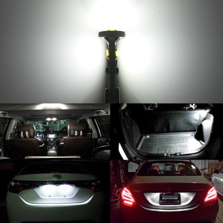 4pcs T10 3030-3SMD 12V Decoding Canbus Car Clearance Lights License Plate Lamp, 3030-3SMD