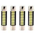 4pcs ST6-4014-9SMD 29mm B6 LED Car Make-up Mirror Light Reading Lamp, ST6-4014-9SMD