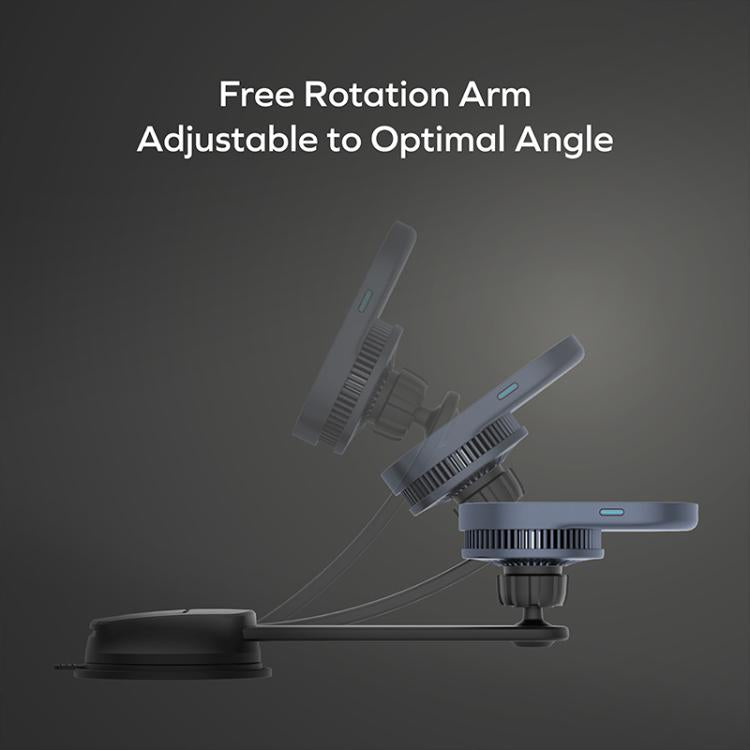 Momax CM38Q22 1-Move Q.Mag 25W Magnetic Wireless Fast Charging Car Mount, CM38Q22