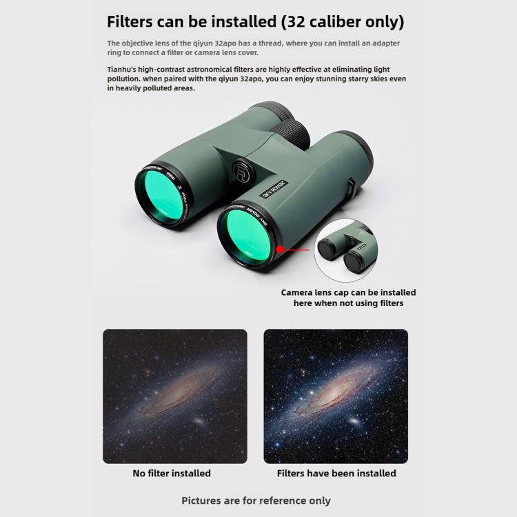 SKY ROVER Qinyun Waterproof APO Handheld Binocular, 6x32, 8x42, 10x42, 12x50, 12x56, 15x56
