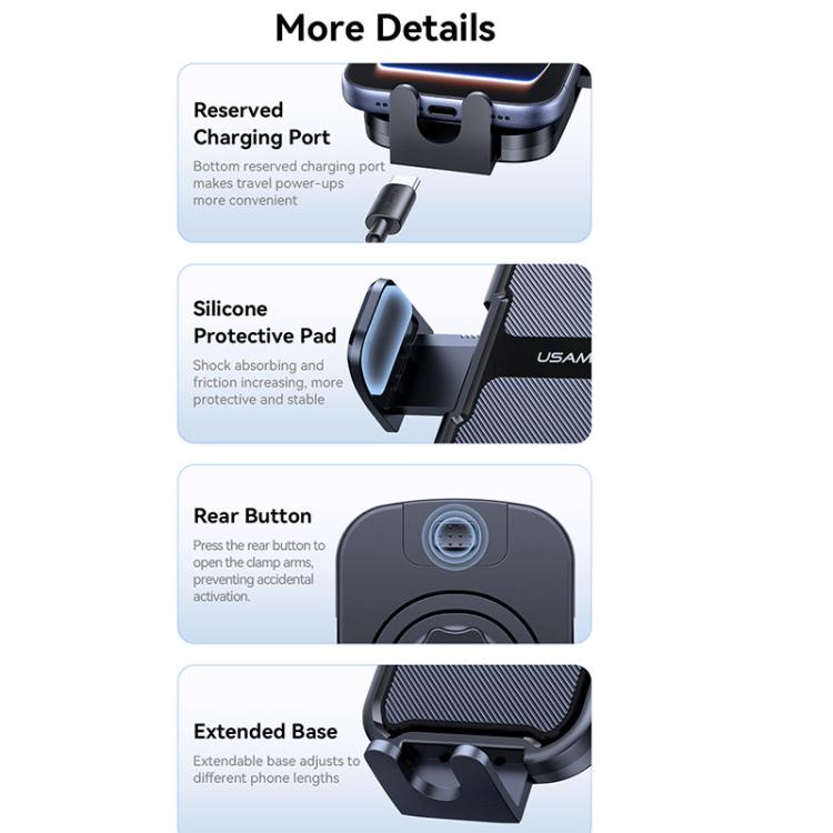USAMS ZJ085 Car Air Vent Phone Holder, ZJ085