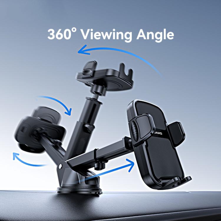 USAMS ZJ086 Car Vacuum Suction Cup Center Console Phone Holder, ZJ086