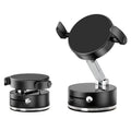 A9 Pro Foldable Clamp-type Nano Vacuum Magnetic 360-degree Rotation Car Phone Holder, A9 Pro (Black), A9 Pro (White)