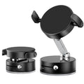 A9 Foldable Clamp-type Vacuum Magnetic 360-degree Rotation Car Phone Holder, A9 (Black), A9 (White)