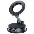 A13 Foldable Vacuum Strong Magnetic Car Phone Holder, A13 (Black), A13 (Orange), A13 (Silver)