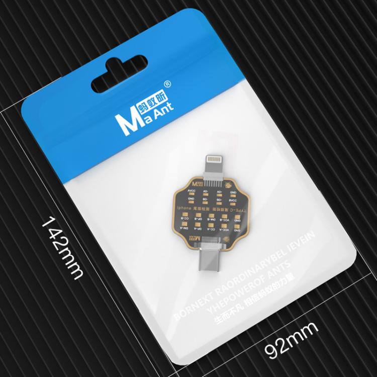 MaAnt Non-Remove Phone Tail Plug Charging Fault Test Board for iPhone / Android, MaAnt Tail Plug Test Board