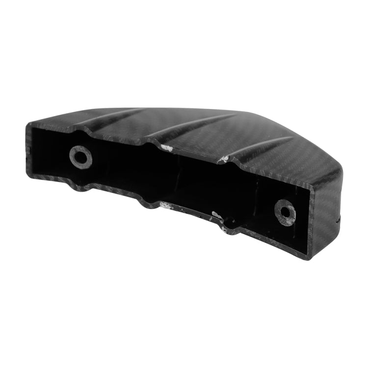 4 PCS Carbon Texture Car General Shark Fin Rear Spoiler Bumper Chassis Decoration, Carbon Texture