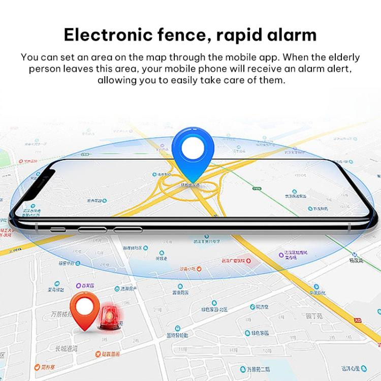 FA81 1.0-inch TFT Display 4G GPS Location Tracker Anti-loss Device for The Elderly Children, Asia / EU / Africa Version, American Version