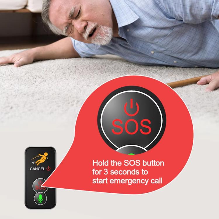 FA81 1.0-inch TFT Display 4G GPS Location Tracker Anti-loss Device for The Elderly Children, Asia / EU / Africa Version, American Version