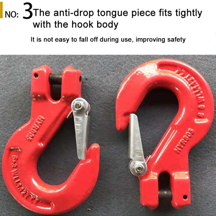 Alloy Steel Clevis Hook Lifting Sling Tool, 2T Load Large Opening Lifting Hook, 3.2T Load Large Opening Lifting Hook, 3.8T Load Large Opening Lifting Hook, 5.4T Load Large Opening Lifting Hook, 8T Load Large Opening Lifting Hook                        ...