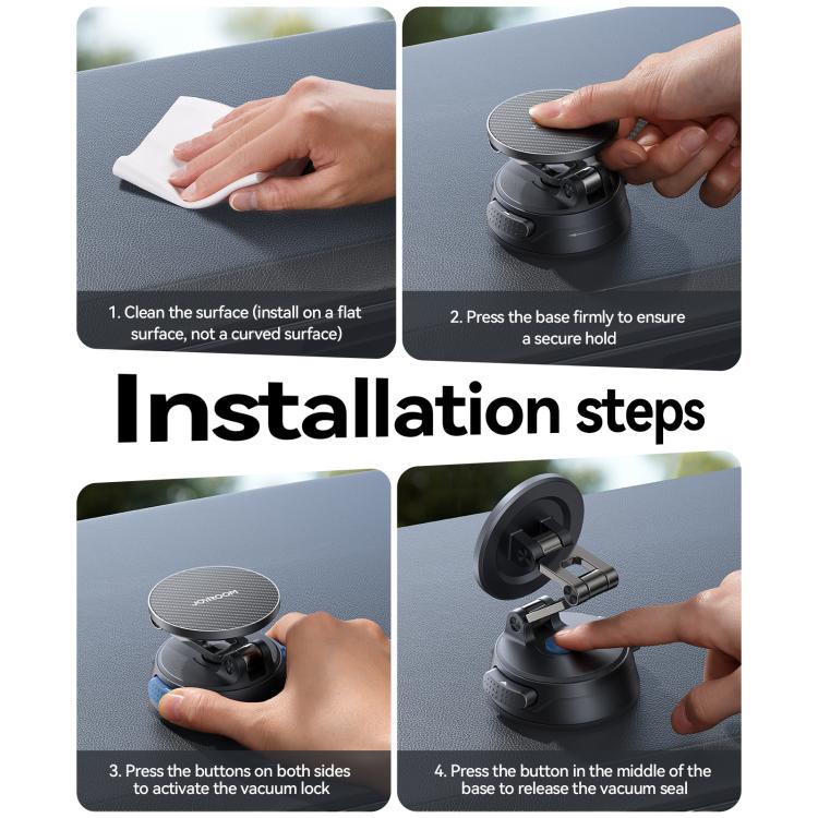 JOYROOM JR-ZS510 Foldable Magnetic Car Phone Holder, JR-ZS510