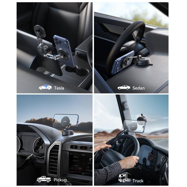 JOYROOM JR-ZS510 Foldable Magnetic Car Phone Holder, JR-ZS510