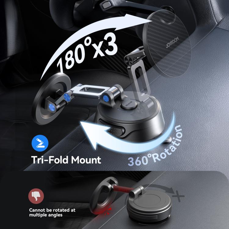 JOYROOM JR-ZS510 Foldable Magnetic Car Phone Holder, JR-ZS510