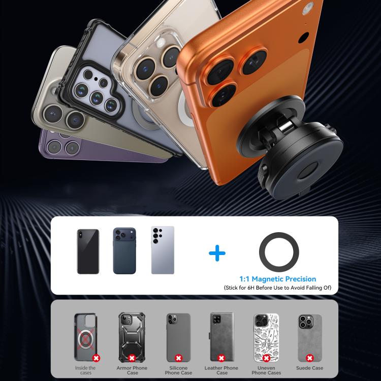 JOYROOM JR-ZS510 Foldable Magnetic Car Phone Holder, JR-ZS510
