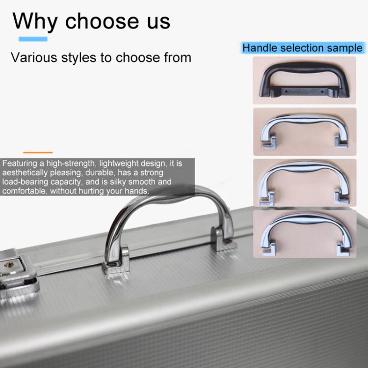 Aluminum Alloy Portable Toolbox with Buckle Lock