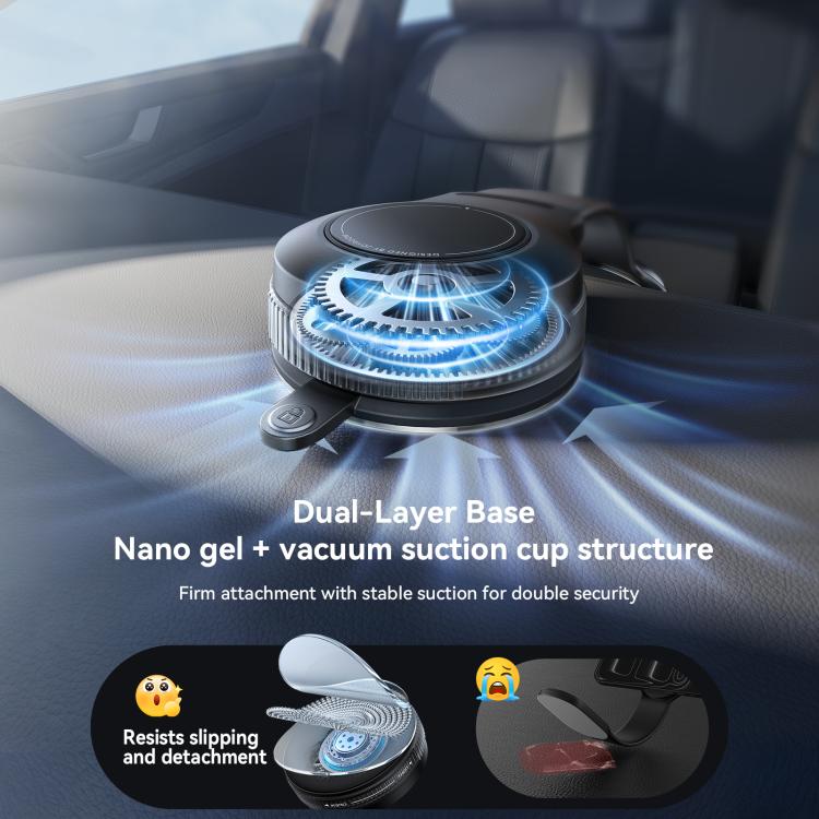 JOYROOM JR-ZS518 Vacuum Suction Cup Bendable Magnetic Phone Holder, JR-ZS518