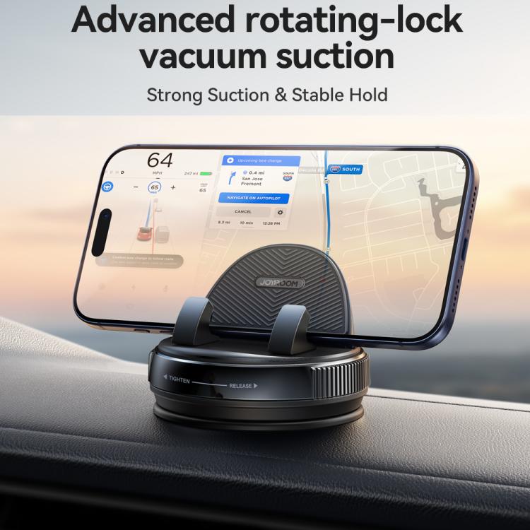 JOYROOM JR-ZS530 Vacuum Suction Cup Rotating-lock Car Phone Holder, JR-ZS530