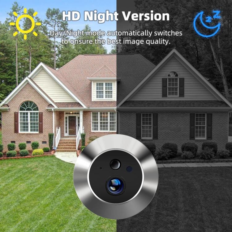 RH-PD10-I 4.3 inch HD Screen Motion Detection Smart WiFi Video Doorbell, RH-PD10-I