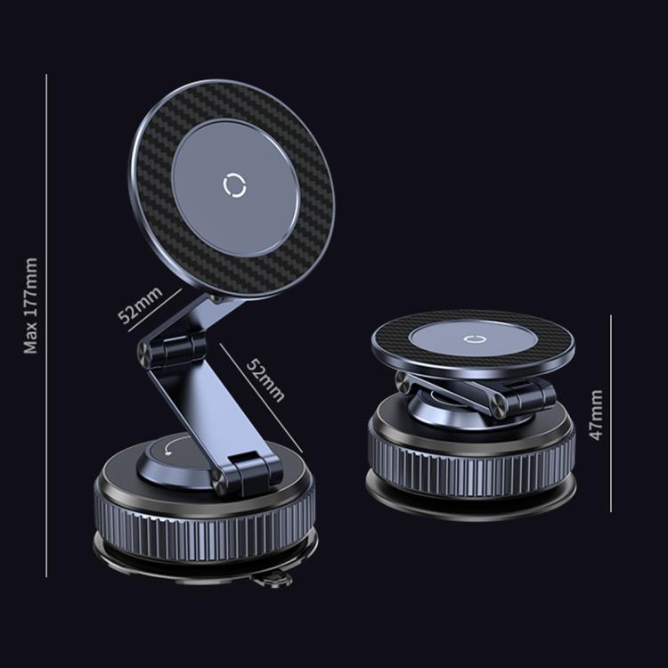 K001B 360 Degree Rotation Suction Cup Car Magnetic Phone Holder, K001B