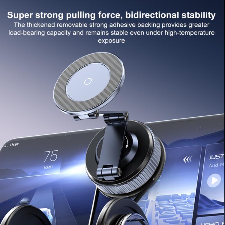 K001B 360 Degree Rotation Suction Cup Car Magnetic Phone Holder, K001B