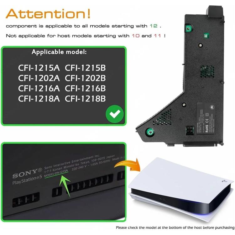 Power Supply ADP-400FR CFI-1215, For Sony PS5 ADP-400FR