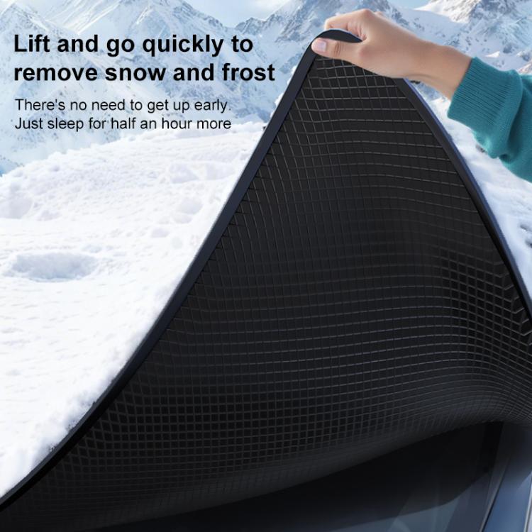 SUITU ST-3959 Car Thickened Oxford Cloth Magnetic Snow and Sunshade Front Windshield Cover