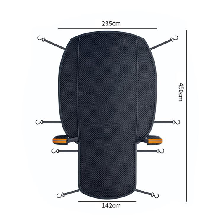 SUITU ST-3961 Thickened Oxford Fabric Magnetic Snow and Sun Protection Full Car Cover, Small Size 450 x 235cm, Large Size 520 x 235cm