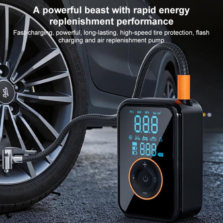 SUITU ST-5535B 4000mAh Digital Display Wireless Car Air Pump Electric Smart Tire Inflator