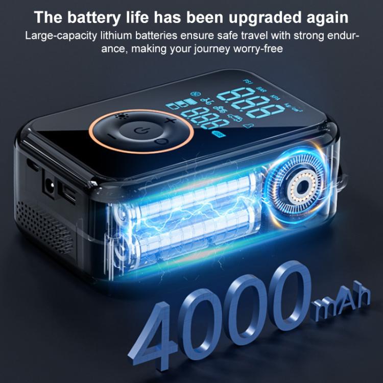 SUITU ST-5535B 4000mAh Digital Display Wireless Car Air Pump Electric Smart Tire Inflator