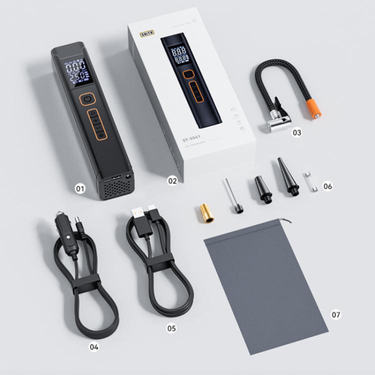 SUITU ST-5541 Portable Dual Screen Digital Display Car Electric Wireless Air Pump