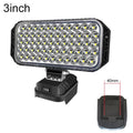 Dual USB LED Emergency Work Light, For Makita Battery Slot, 3 inch Round High Beam, 4 inch Square High Beam, 5 inch Square High and Low Beam, 8 inch Square High and Low Beam, 10 inch Square High and Low Beam