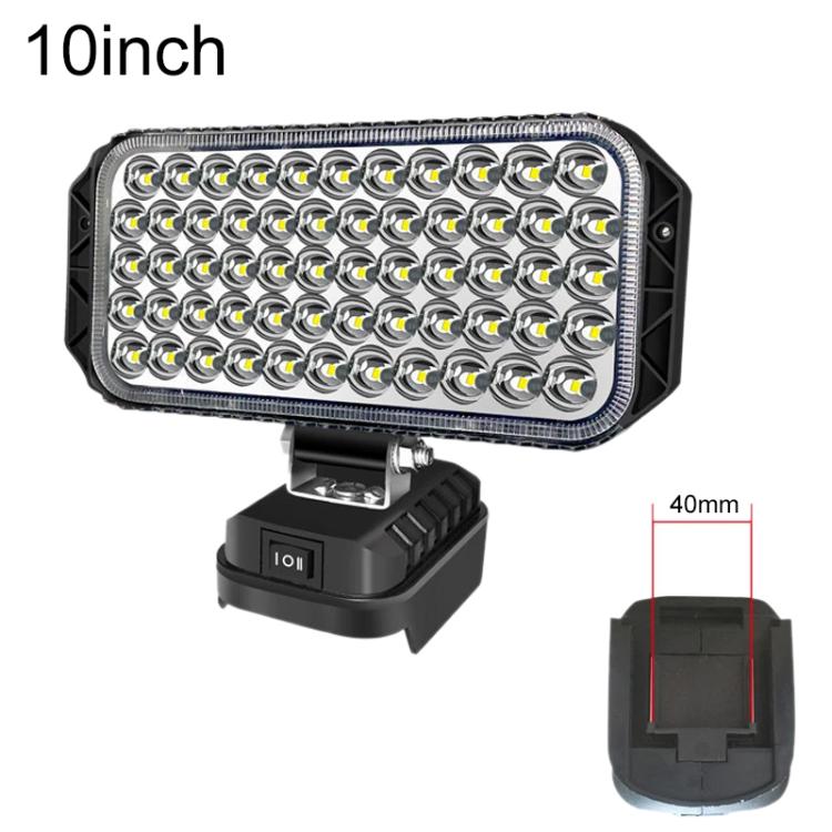 Dual USB LED Emergency Work Light, For Makita Battery Slot, 3 inch Round High Beam, 4 inch Square High Beam, 5 inch Square High and Low Beam, 8 inch Square High and Low Beam, 10 inch Square High and Low Beam