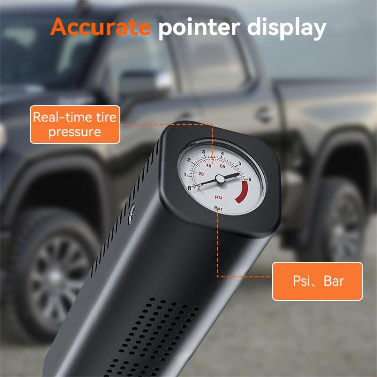 SUITU ST-5547 DC12V Portable Wired Car Pointer Pressure Gauge Inflator Pump