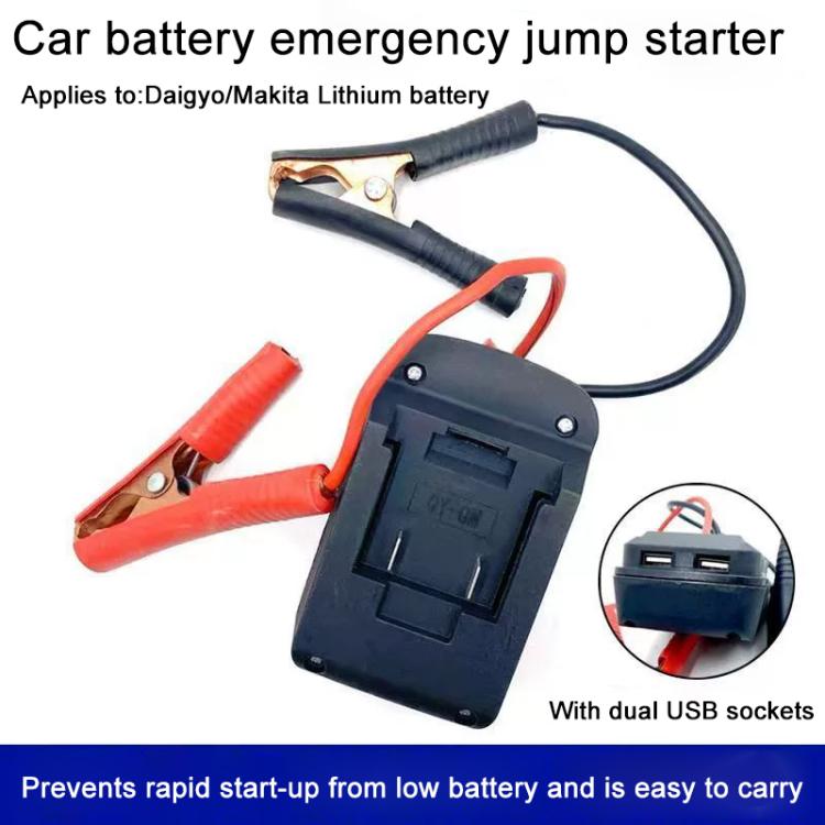 Car Lithium Battery Emergency Starter Power Supply, For Dayi, For Makita